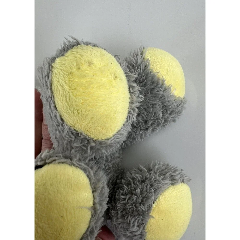 Okie Dokie Gray & Yellow Soft Plush 10